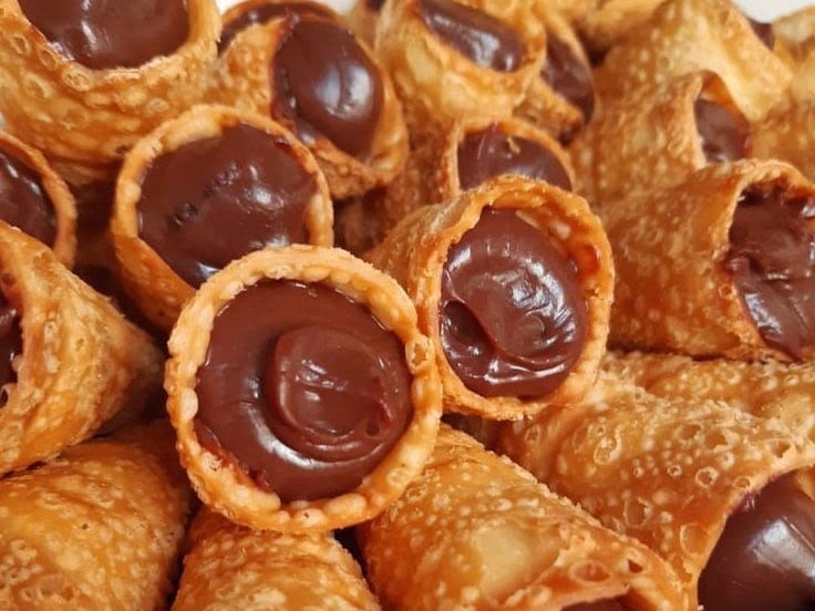 Cones de chocolate da Delícias da Dona